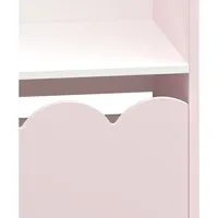 [en.casa] Kinderregal Vestnes 114x91x30 cm Cotton Candy/Weiß