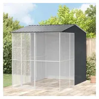 VidaXL Vogelkäfig Anthrazit 215 x 310 x 247 cm