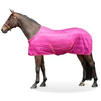 Equinate Fliegendecke Guardian mit Kreuzbegurtung und Widerristpolster 155cm Raspberry