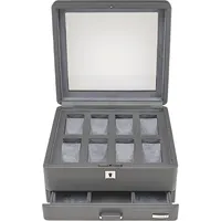 Windrose Uhrenbox WINDROSE "Tempora, 804021.07", grau, Aufbewahrungsboxen, Damen, Aufbewahrung,