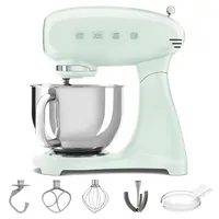 Smeg Full Color Pastellgrün - Küchenmaschine - Edelstahlschüssel 4,8