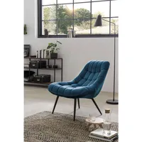 SalesFever Relaxsessel Toulon Samt 76 x 85 x 85,6