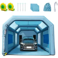 Vevor Tragbares Aufblasbares Farbzelt für Sprühmalerei 480 + 750