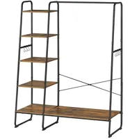 MID.YOU Colten Garderobenständer 120x45x160 schwarz