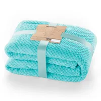DecoKing Kuscheldecke 150x200 cm türkis Decke Microfaser Wohndecke Tagesdecke