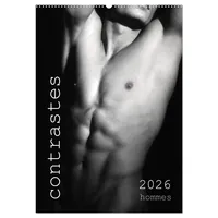 Calvendo contrastes hommes (Calendrier mural 2026 DIN A2 horizontal),