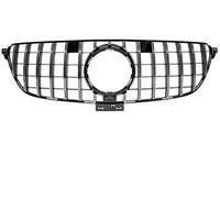 LLCTOOLS Kühlergrill Schwarz/ chrom für Mercedes GLE Coupe 2015