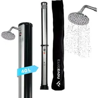 Novaterra Solardusche schwarz/silber 40 l