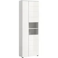 Xonox.home Vira Hochschrank 60 x 190 cm Weiß MDF/Spanplatte