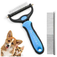 Linuma LINUMA® Unterfellbürste für Hunde & Katzen – Unterwollbürste