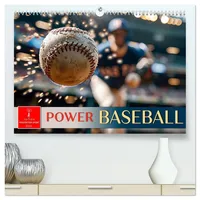 Calvendo Power Baseball (hochwertiger Premium Wandkalender 2026 DIN A2