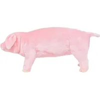 VidaXL Plüschtier Schwein Stehend Plüsch Rosa XXL