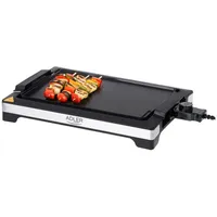 Adler Tischgrill Elektrogrill Grillplatte Party Grill Antihaft 300W Adler