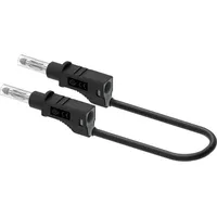 ELECTRO PJP 2211/600V-CD1-50N Messleitung Bananenstecker 50 cm Schwarz 1