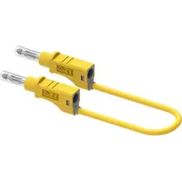 ELECTRO PJP 2211/600V-CD1-50J Messleitung Bananenstecker 50 cm Gelb 1