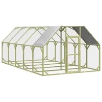 VidaXL Hühnerstall 268 x 500 x 190 cm braun