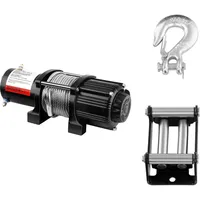 MSW - Seilwinde Elektrische 12 V Motorwinde Seilhebezug Seilzug