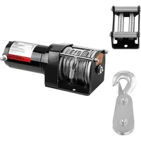 MSW - Seilwinde Elektrische 12 V Motorwinde Seilhebezug Seilzug