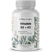 Xtra fuel Vitamin D3 + K2 Tabletten 20.000 I.e.