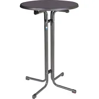 MFG Stehtisch 110x80cm rund Grau