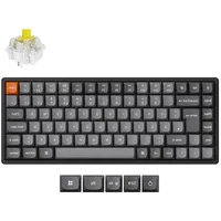 Keychron K2 Max, Gaming-Tastatur - schwarz/grau, DE-Layout, Super Banana,