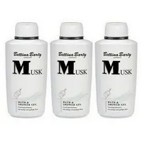 Bettina Barty Musk Bath & Shower Gel 3 x