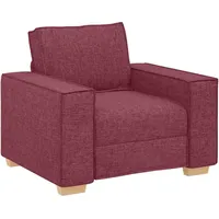 VidaXL Sofa Stuhl Weinrot 60 cm Stoff