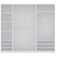 Marmex möbel TRES M/B Kleiderschrank 230x206x51 weiß