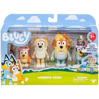 Bluey Figure 4pk Special Set-Wedding