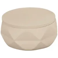 KLEINE WOLKE Wattedose CRACKLE JAR Sandbeige