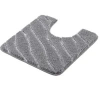 KLEINE WOLKE Badematte Tram Grau 20 x 20 cm