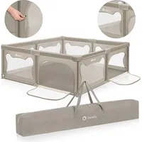 Lionelo Laufgitter WILLOW XL sehr große Spielfläche, 2 abschließbare