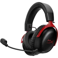 Kingston HyperX Cloud III S Wireless Schwarz/Rot, Kabelloses Gaming-Headset,