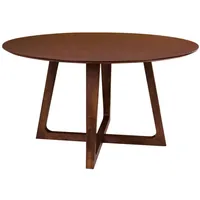 DRAWER Hellerup Ø 120 cm Holz braun