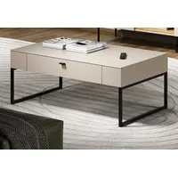 Furn.design Couchtisch Wohnzimmer Tisch Sofatisch Sand, 110 x 68