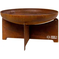 Feu Du Jardin Feuerschale 77 x 77 cm Stahl