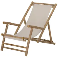 Bloomingville Korfu Liegestuhl, Bambus, L60xH77xW112 cm)