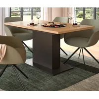 Inn.furn Esstisch in Eiche und grau ausziehbar 150 -