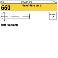 Reyher Halbrundniete DIN 660 ø2 x 6mm