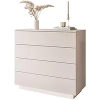 Lukmebel Kommode LINA KASCHMIR 95 cm mit LED Beleuchtung