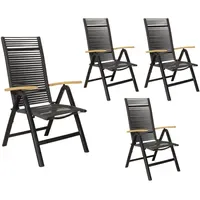 LC Garden Toronto Klappsessel 4 St. 59 x 59