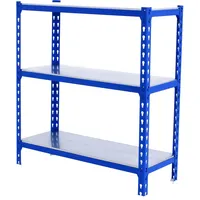 Simonclick Metallregal 900 x 120 x 500 cm Blau