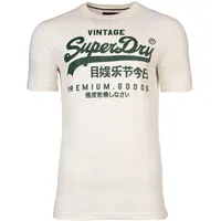 Superdry Herren T-Shirt - VI Classic Tee, Logo, Rundhals,