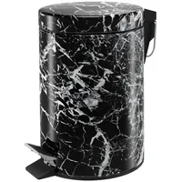 Sanilo Kosmetikeimer Marmor Schwarz