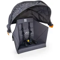 BURLEY Sitz und Sonnendach Kit grau