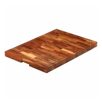 VidaXL Schneidebrett 60x42x4 cm Massivholz Akazie