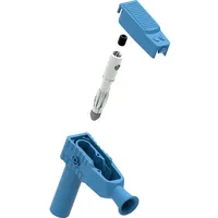 ELECTRO PJP 1067-CD1-BL Bananenstecker Blau