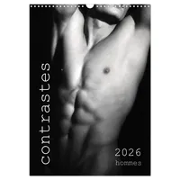 Calvendo contrastes hommes (Calendrier mural 2026 DIN A3 vertical),