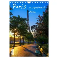 Calvendo Paris, ce supplément d'âme (Calendrier mural 2026 DIN