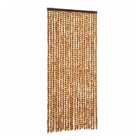 VidaXL Fliegenvorhang Ocker und Weiß 90x200 cm Chenille